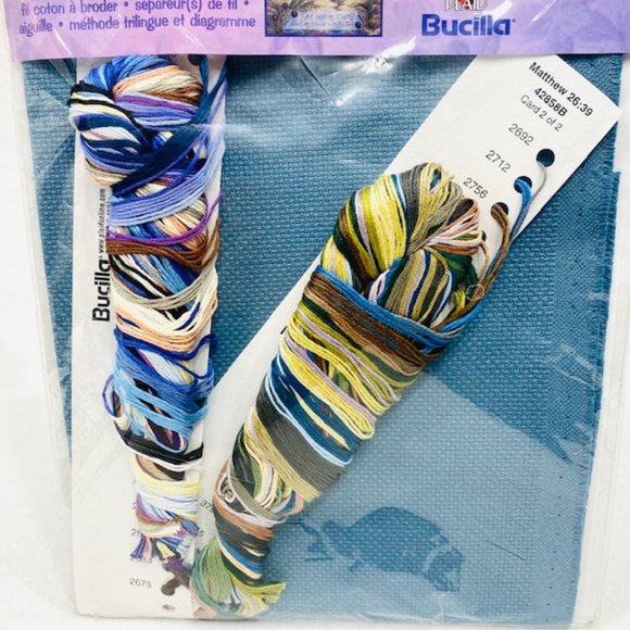 Bucilla Matthew 26:39  Counted Cross Stitch Kit - New/Sealed (2001) - Picture 7 of 7